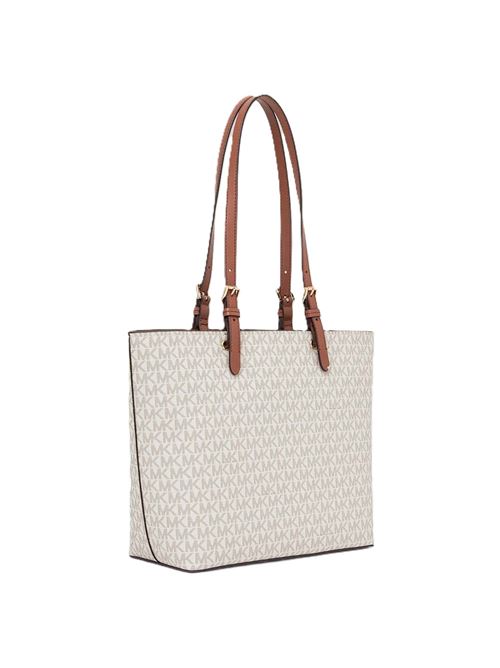 JET SET TRAVEL MD DBLPOCKET TOTE MICHAEL KORS | 35F3GTVT3B/VANILLE